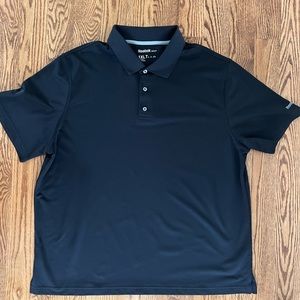 Reebok Golf Speedwick Polo Shirt - 1XLT (Black)